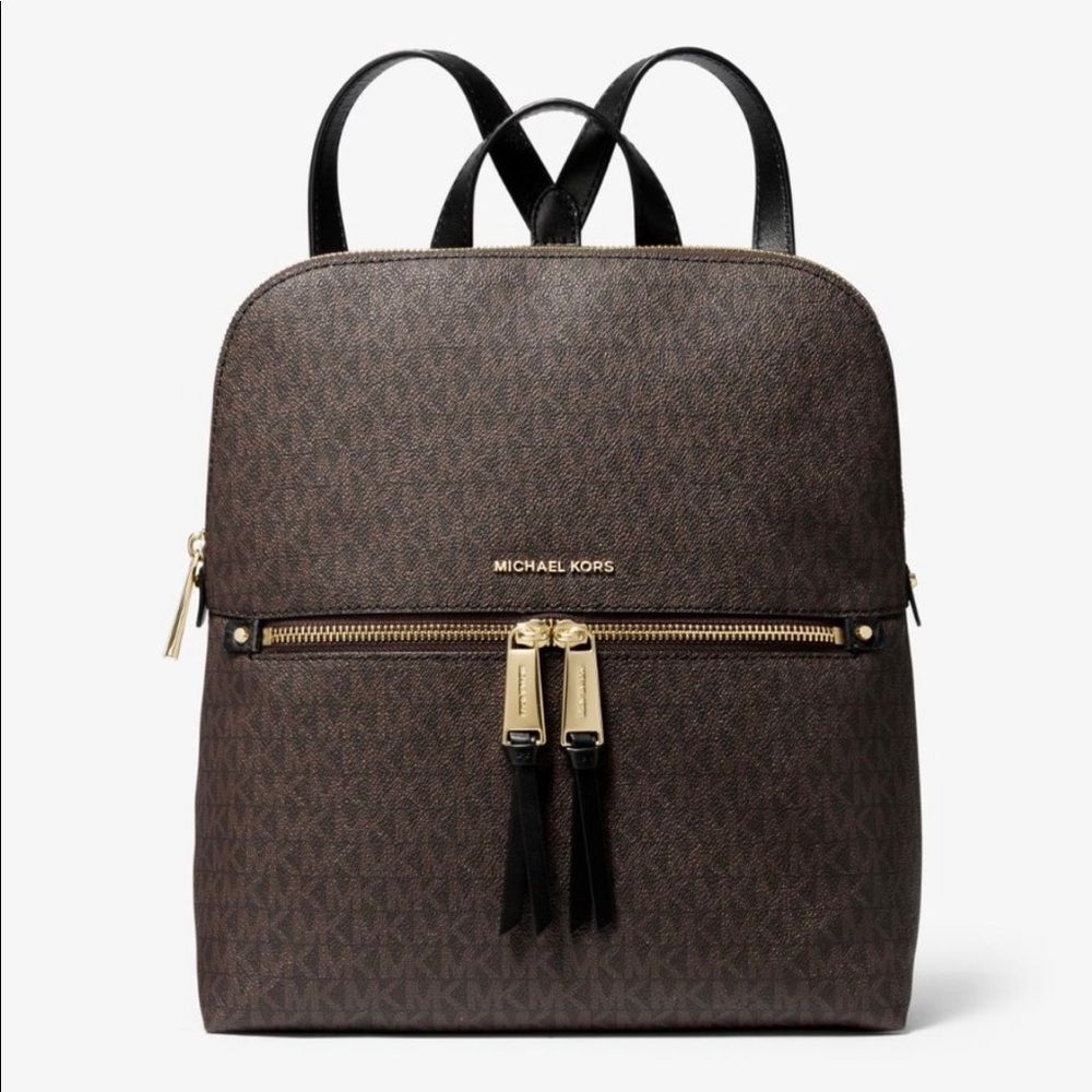 Michael Kors Logo Medium Backpack Brand New